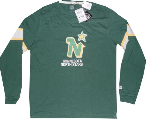 Minnesota North Stars Throwback Vintage Long Sleeve CCM Slim Fit Shirt $45 Cover