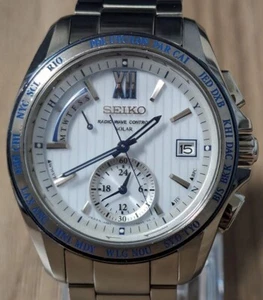 【Seiko】Seiko Brightz 8B54-0AW0 World Time Radio Solar Watch in working condition - Picture 1 of 9