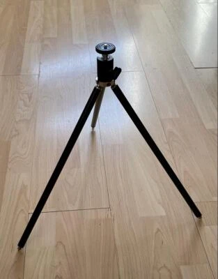 Vintage Tripod, Compact, Portable , Brass, Standard Camera Thread  - Image 1 of 4