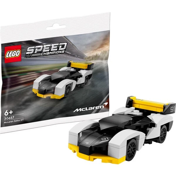 LEGO Vitesse Champions Mclaren Solus Gt 30657 Sac en Plastique Âges 6