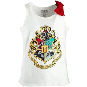 Harry Potter Hogwarts Big Girls Ivory Tank Top - NWT - Picture 1 of 3