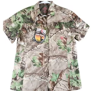 Camisa camuflada con botones Game Winner para damas caza al aire libre DuraCool S - Imagen 1 de 9