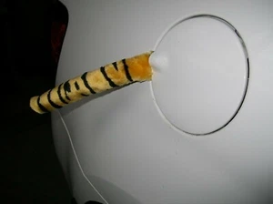 Vintage ORIGINAL ESSO EXXON MIRROR HANGING TIGER TAIL~TIGER IN YOUR TANK!!! 9" L - Picture 1 of 10