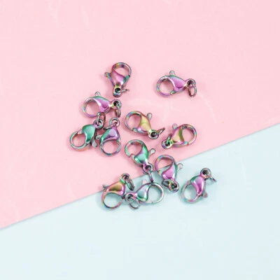 50PCS Lobster Claw Clasp Trigger Fasteners DIY Necklace Bracelet Jewelry Supply - Image 1 of 4