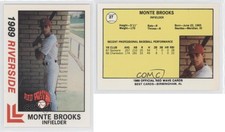 1989 Best Riverside Red Wave Monte Brooks #27
