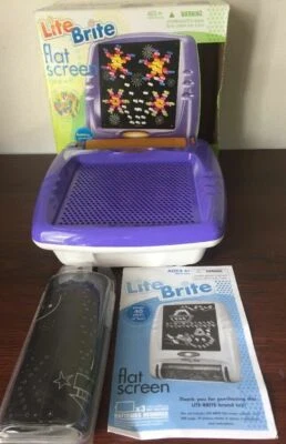 Lite Brite Flat Screen Complete 2007 - Image 1 of 4