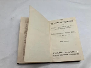 The Pocket Ready Reckoner - Calculations from 1/16 of a Penny to One Pound - Picture 1 of 11