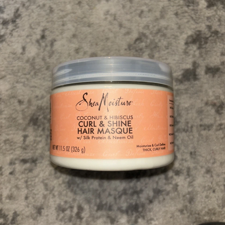 Mascarilla capilar Curl & Shine, coco e hibisco, 11,5 oz (326 g) Foto 1 de 1