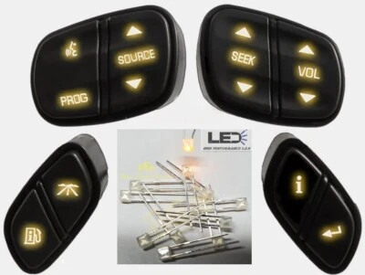 Kit de actualización amarillo DiY - Controles/interruptores del volante GM Foto 1 de 4