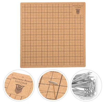  Kit Macrame Per Principianti Tavola Forniture Ricamo Accessori All'uncinetto - Imagen 1 de 4