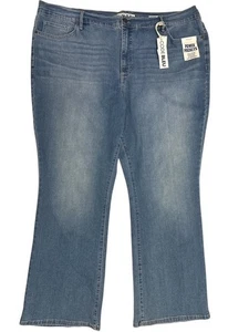 Code Bleu 24W Jeans Chelsea Bootcut Blue Dallas Wash Power Pockets Hold-You-In - Picture 1 of 5