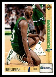Upper Deck 1991-92 Derek Harper #137 Dallas Mavericks NBA Basketball - Foto 1 di 2