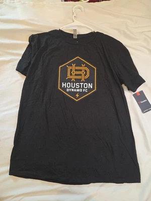 Men's Hector Herrera Black Houston Dynamo FC Team Authentic Stack Size Large - Image 1 of 4