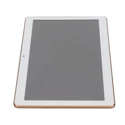 10.1in Tablet Octa Core RAM 4GB ROM 64GB WiFi 4G Calling Tablet 1280x800 Champag - Image 1 of 4
