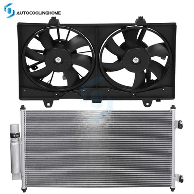Kit de montaje de condensador y ventilador de refrigeración de aire acondicionado para Nissan Sentra 2007 2008-2012 2,0 L Foto 1 de 4