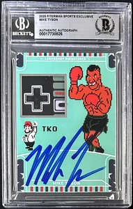 MIKE TYSON 2025 Fiterman Sports Exclusive Punch Out Signed Card BAS 17730826 B - Picture 1 of 2