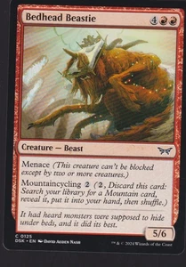 Bedhead Beastie C Duskmourn: House of Horror 125 Magic The Gathering TCG - Picture 1 of 1