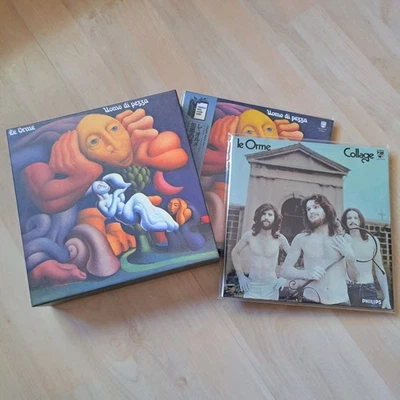 LE ORME - Uomo Di Pezza & Collage Japan Mini LP CD Box + 2 CDs Italian Prog OBI - Image 1 of 4