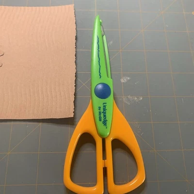 Tesoura para artesanato Mcgill Uniqueedge design de papel rasgado para scrapbooking - Imagem 1 de 4