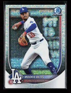 2025 Bowman Chrome #26 Mookie Betts Mojo Refractor Los Angeles Dodgers - Picture 1 of 2