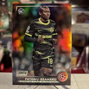 Fatawu Issahaku 2022-23 Topps Stadium Club Chrome UCL UEFA Refractor RC ⭐️ MINT - Picture 1 of 3