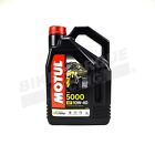 Motul 5000 10W40 4L 4 Stroke Engine Oil for Honda GLF6BA 1800 B Goldwing 2013-17