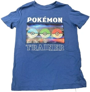 Pokémon T Shirt Old Navy Pokémon Trainer Shirt with 3D Image Size L (10-12) - Picture 1 of 5