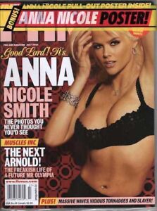 Anna Nicole Smith Magazine 2004 FHM For Him MINT Sealed Includes Bonus Poster 