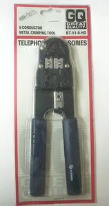 STEREN Professional Telephone Wiring 8-Conductor Metal Crimping Tool - Picture 1 of 1