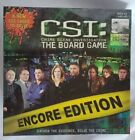 CSI: Crime Scene Investigation Encore Edition Board Game New Sealed