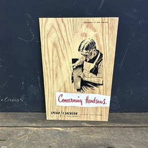 Spear & Jackson “Concerning Handsaws” Vintage Mini Guide English Origin - Picture 1 of 8