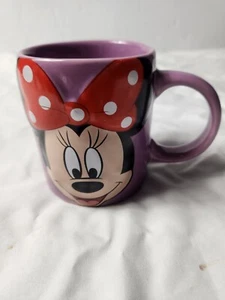 Original Walt Disney Jerry Leigh Minnie Mouse Tasse Rosa Authentisch 3D Druck Tee - Bild 1 von 5