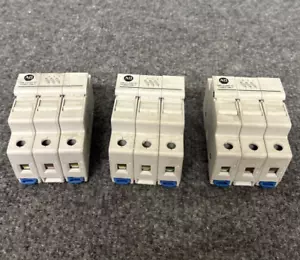 3 Stück - Allen-Bradley 1492-FB3C30 Ser A Sicherungshalter 3-polig 30A 600V gebraucht - Bild 1 von 18