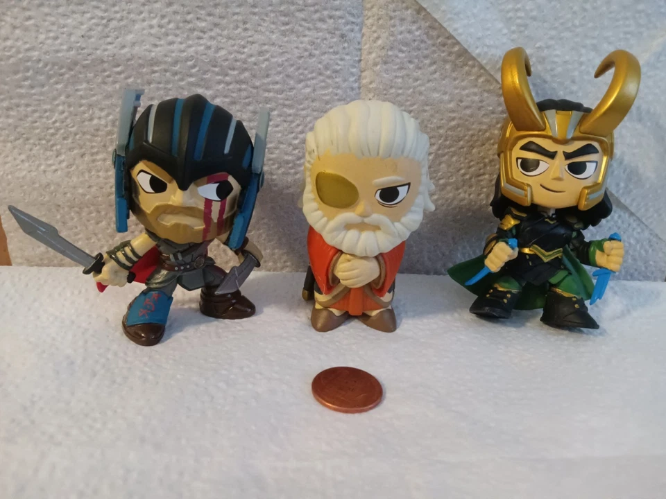 Funko . Lot Of 3  Mini Vinyl Figure - Thor: Ragnarok - Loose Pcs$ Not Box... - Image 1 of 4