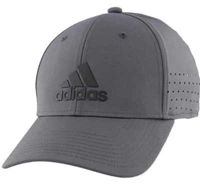 NUEVO Sombrero de golf Adidas [L/XL] Gameday II ajuste elástico para hombre-gris seis/negro 5149508B Foto 1 de 2