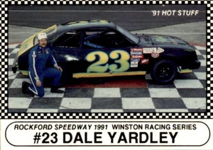 1991 Langenberg Rockford Speedway #23 Dale Yardley Dixon Illinois IL Racing Card - Imagen 1 de 2