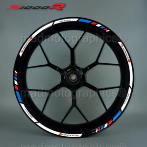 S1000R Motorsport motorcycle reflective wheel stickers rim stripes for bmw - Picture 1 of 6