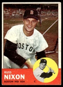 1963 Topps Russ Nixon Boston Red Sox #168 - Picture 1 of 2