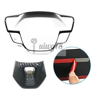 Set of Steering Wheel Frame Cover For Toyota Camry 2025 Carbon Fiber Black - Picture 1 of 8