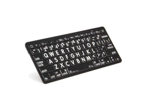LogicKeyboard XLPrint Bluetooth Blanco sobre Negro DE (Mac) - Imagen 1 de 1