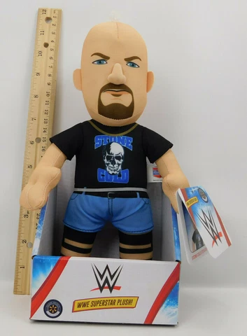 Bleacher Creature WWE Superstar Plush - Stone Cold Steve Austin - New with Tags Cover