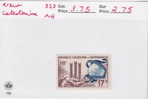 New Caledonia Scott 323 XF MNH 1963 17fr Freedom from Hunger - Picture 1 of 1