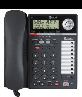 Телефон проводной AT&T Lucent 993 2 линии - Изображение 1 из 3