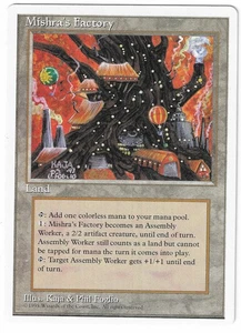 ►Magic-Style◄ MTG - Mishra's Factory - Alternate 4th Fourth Edition - Good - Picture 1 of 2