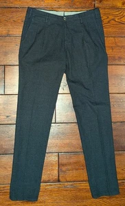 Pantalones de dos pliegues PT PEATY TORINO de algodón pesado de lujo desgastados ARIAL - 35x35 - Imagen 1 de 19