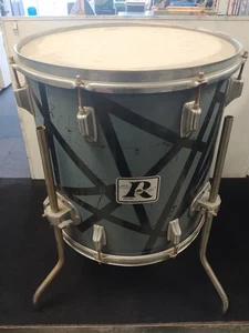 Vintage Anfang der 1970er Jahre Rogers 17” x 16” schwarz Verpackung mit grauer Farbe Bodentom - Bild 1 von 9