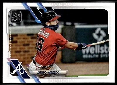2021 Topps Travis d'Arnaud Atlanta Braves #101 - Image 1 of 2