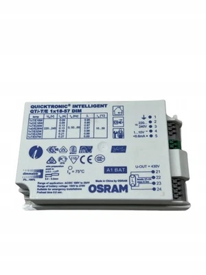 OSRAM QTi-T/E Power Supply 1x18-57 DIM - Image 1 of 2