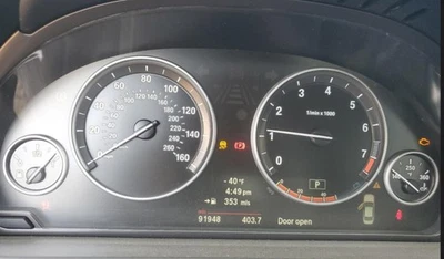 Grupo de medidores de velocímetro 535i 2011-2011 OE 91 k millas BMW Foto 1 de 4