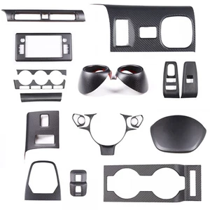 Juego de cubiertas de tablero interior de fibra de carbono real mate para GR86 BRZ 2022-2025 - Imagen 1 de 44